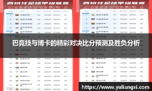 巴竞技与博卡的精彩对决比分预测及胜负分析